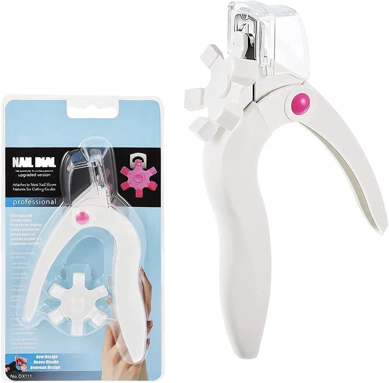 Corta Tip Para Uñas Postizas Con Guía Precisión