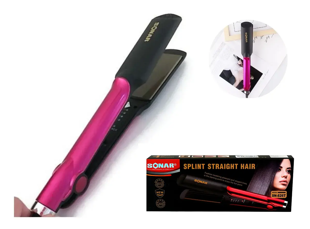 Plancha Waflera Para Cabello Sonar SN 826T